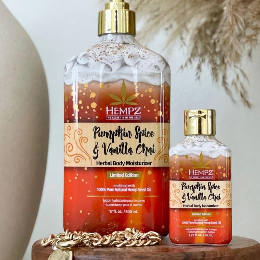 Hempz LE Pumpkin Spice And Vanilla Chai Body Moisturizer